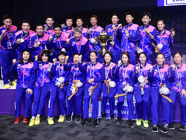 Korea winning Sudirman Cup 2017